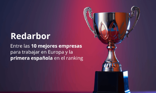 Redarbor, entre las 10 mejores empresas para trabajar en Europa y la primera española en el ranking