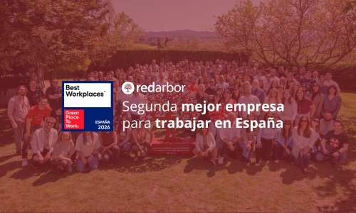 Redarbor reconocida como la segunda mejor empresa para trabajar en España